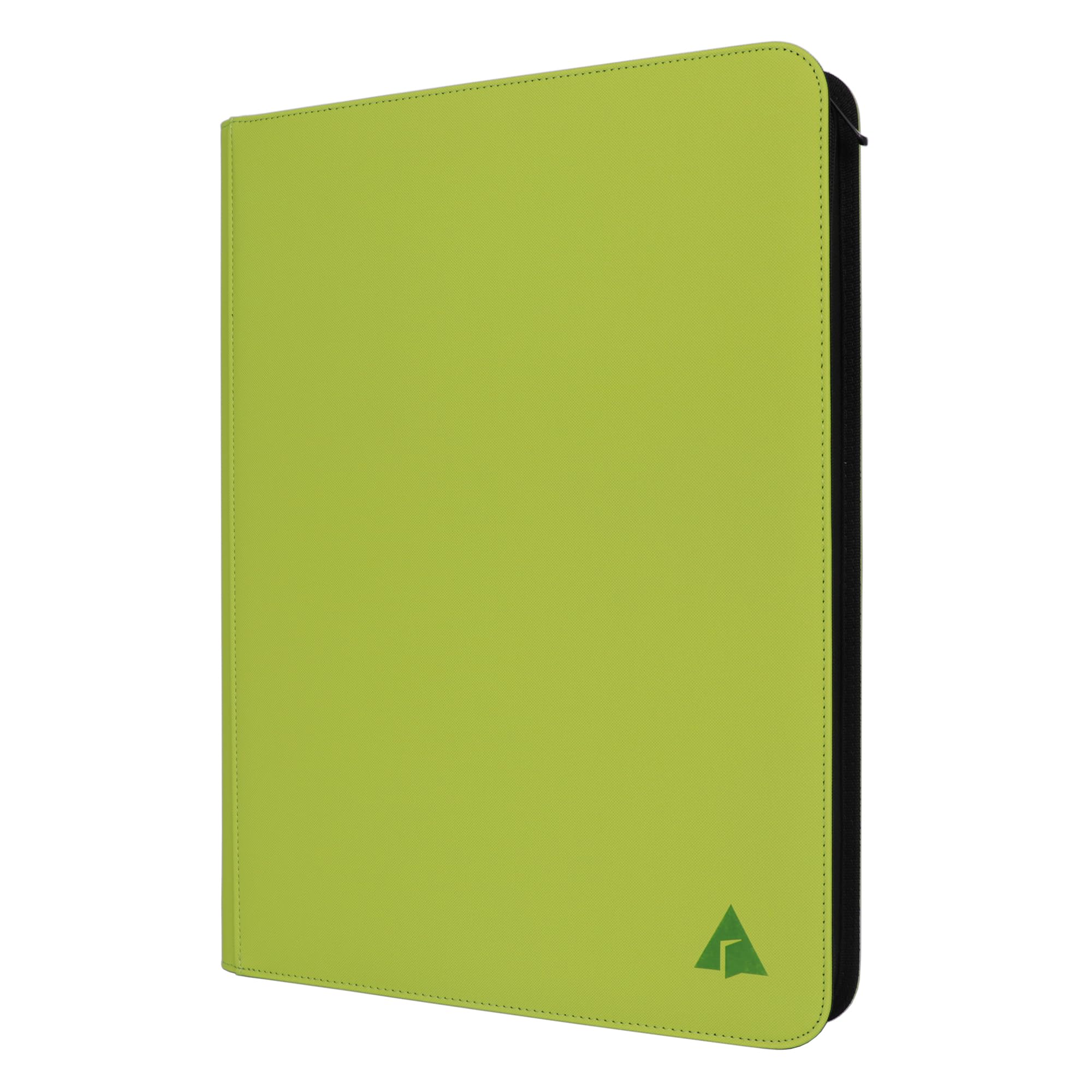 Rayvol Premium 16-Pocket Card Binder - Fits 1408 Trading Cards, Side Loading Ringless Card Collection Album for TCG and Sports Cards -Green