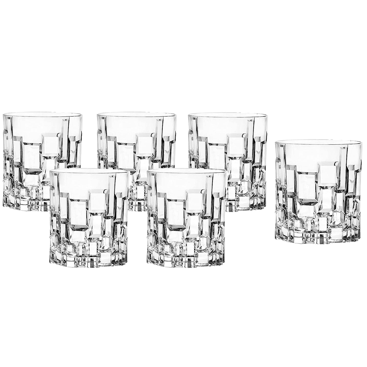 Diamond Cut Whiskey Glasses - Bourbon & Scotch -4