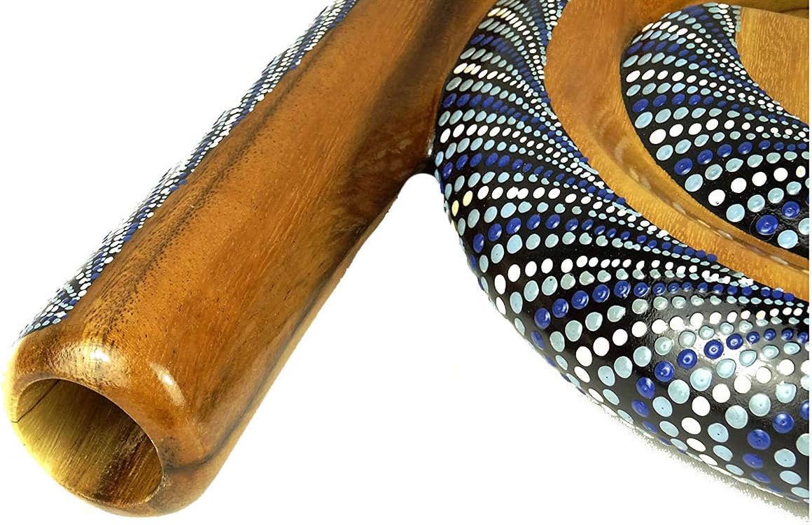 Buy Spiral Shaped Didgeridoo SOLID MAHOGANY Wood Didgeridoo Percussion