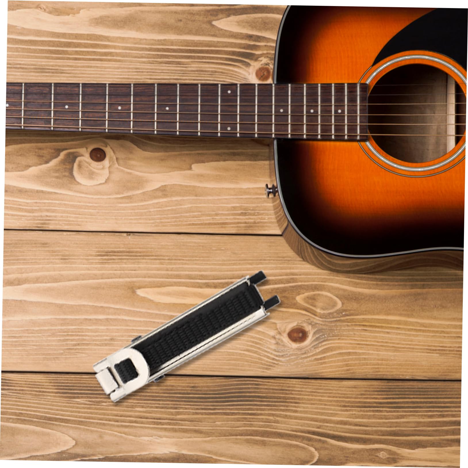 BESPORTBLE 1Pc Durable Plastic Ukulele Capo Changing Clamp for Acoustic Electric Guitars Black Color for Beginners Professionals Performance