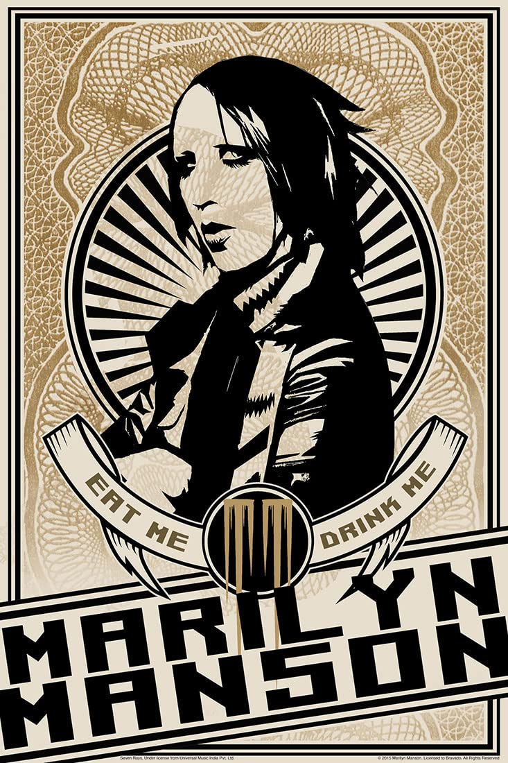 Artangle Bravado Marilyn Manson Eat Me Drink Me 12 X 18 inches Small Poster