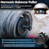 Vista 2 de For GM LS Harmonic Balancer Puller 25264 Crank Pulley Puller for Chrysler Jeep Dodge, Harmonic Damper Puller for Engine Balancer Removal Replacement