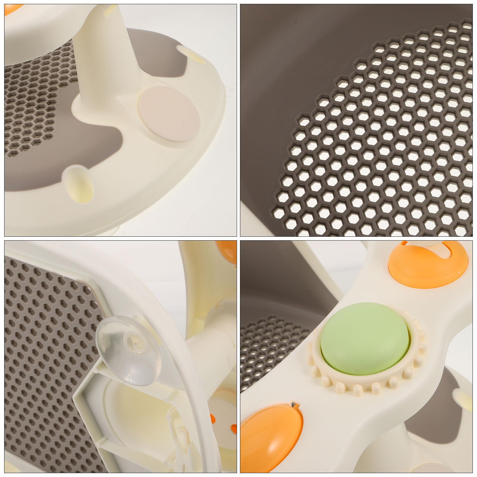 Silla de Baño para Bebés Antideslizante con Soporte Cómodo