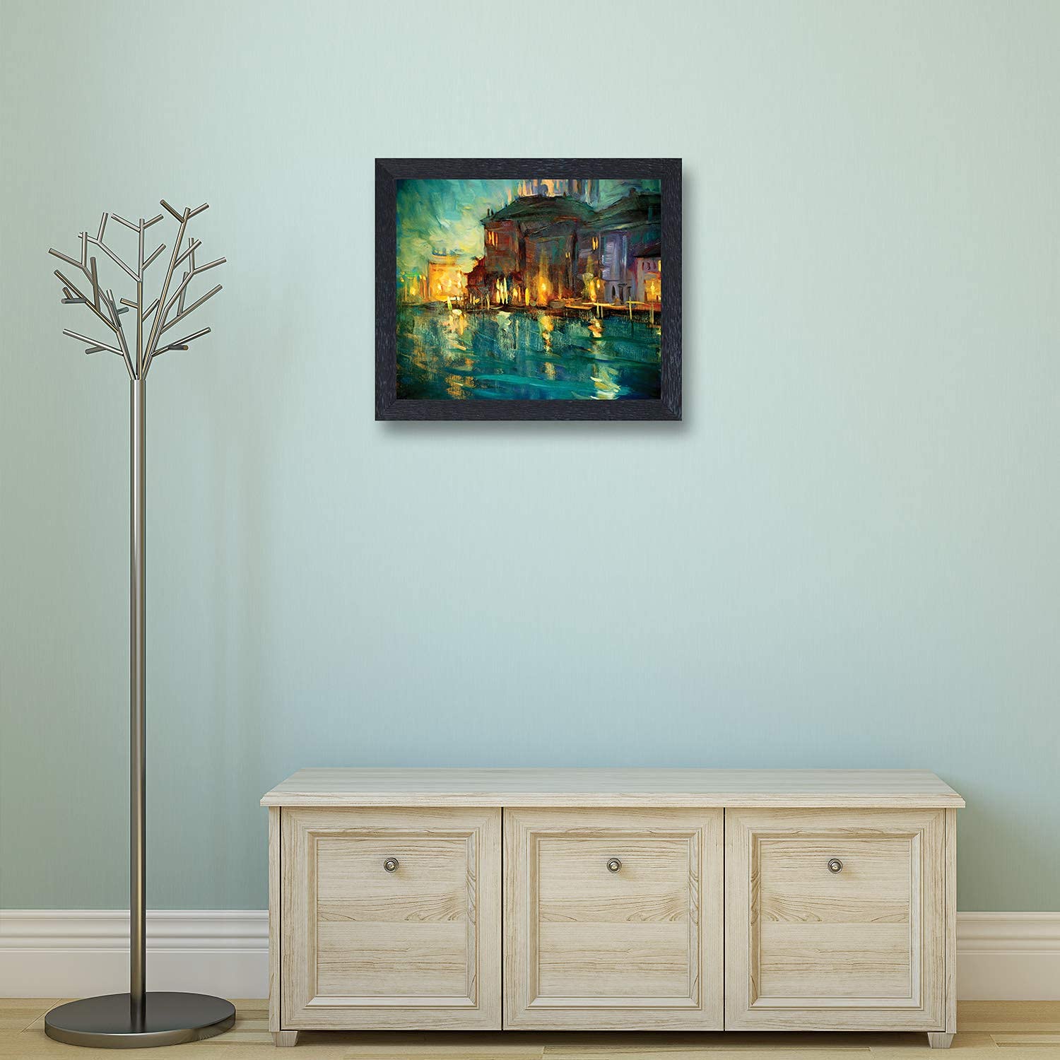 Amazon Brand - Solimo Oil Canvas Painting with Frame