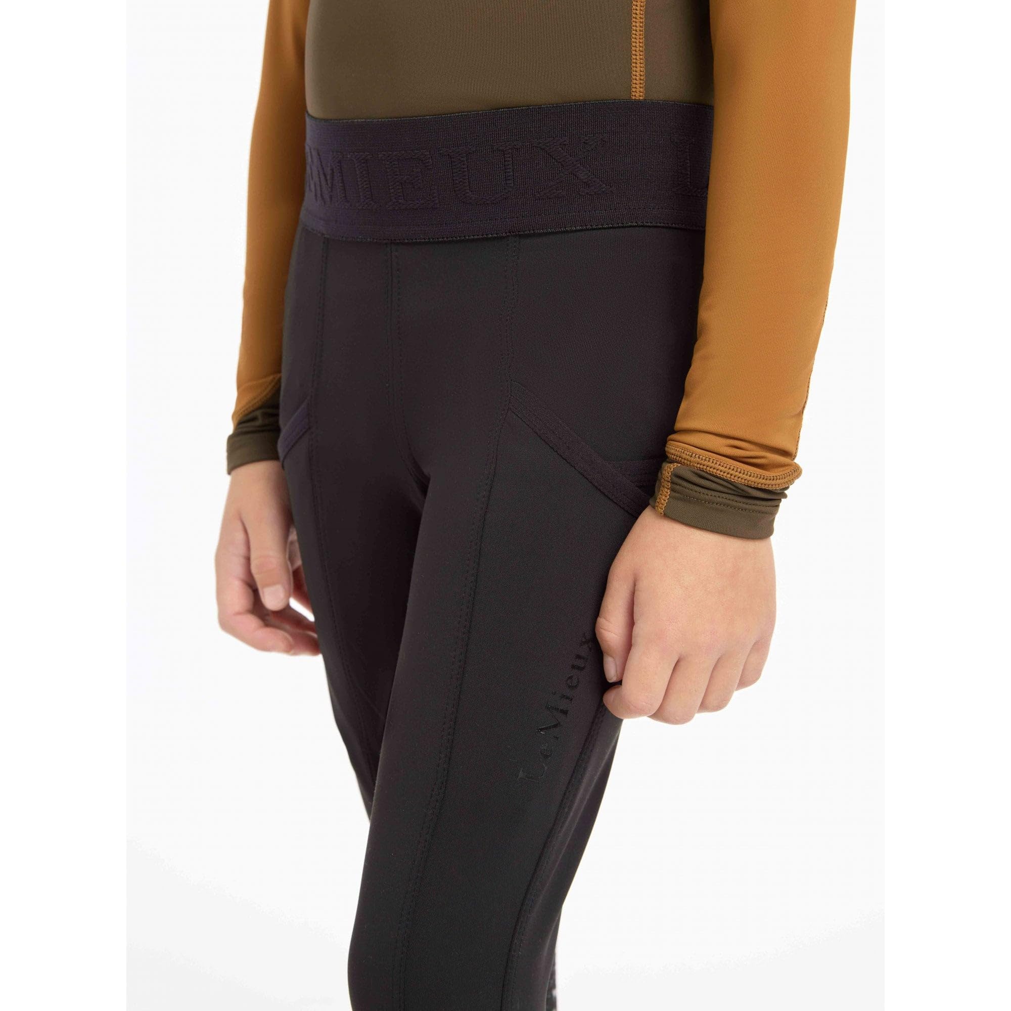 LeMieux Mini pantalon d'équitation pour enfant Noir