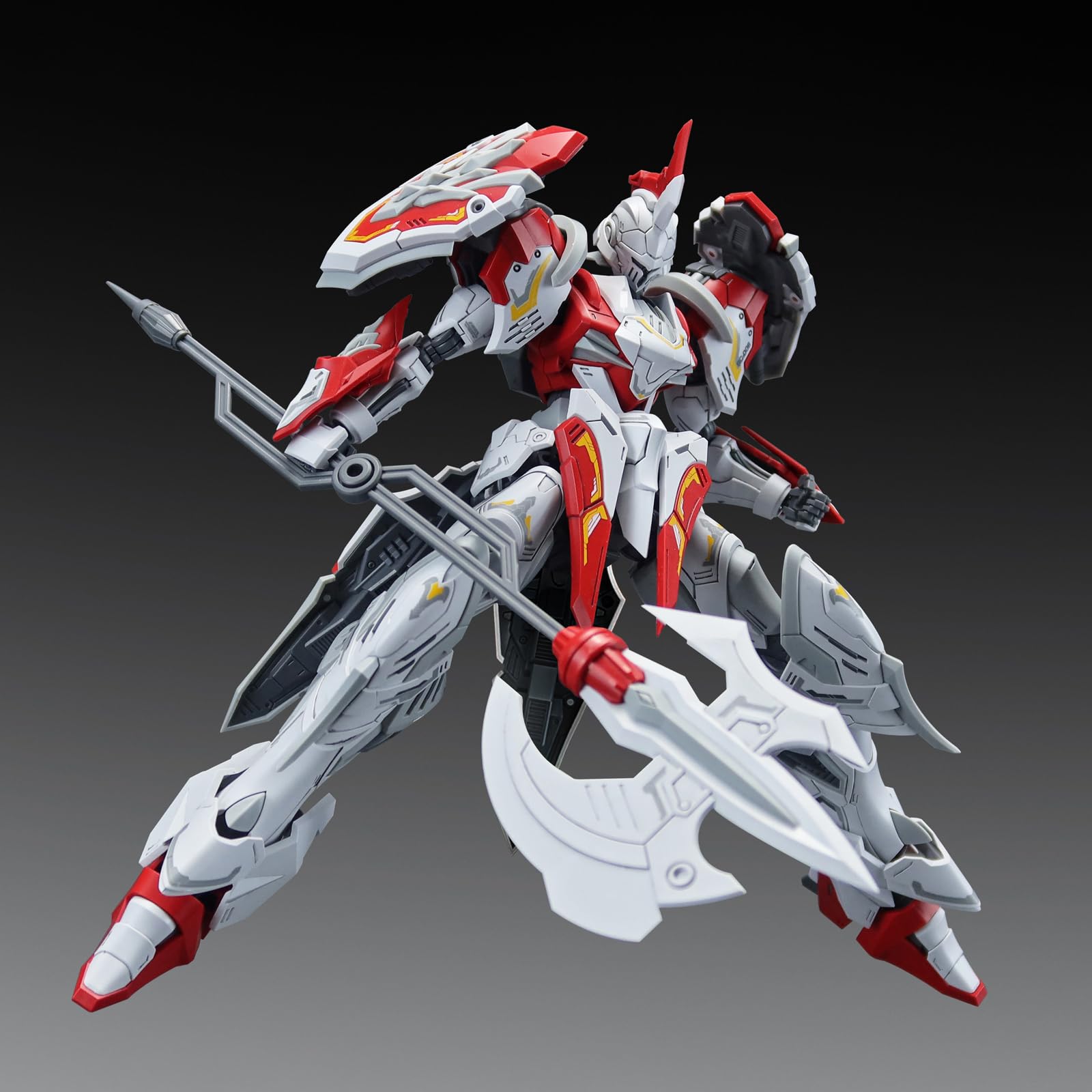GWTCTOY 1:144 Plastik-Actionfiguren-Bausätze, Soul Spear Lamorak, 16 cm großes Mecha-Modell