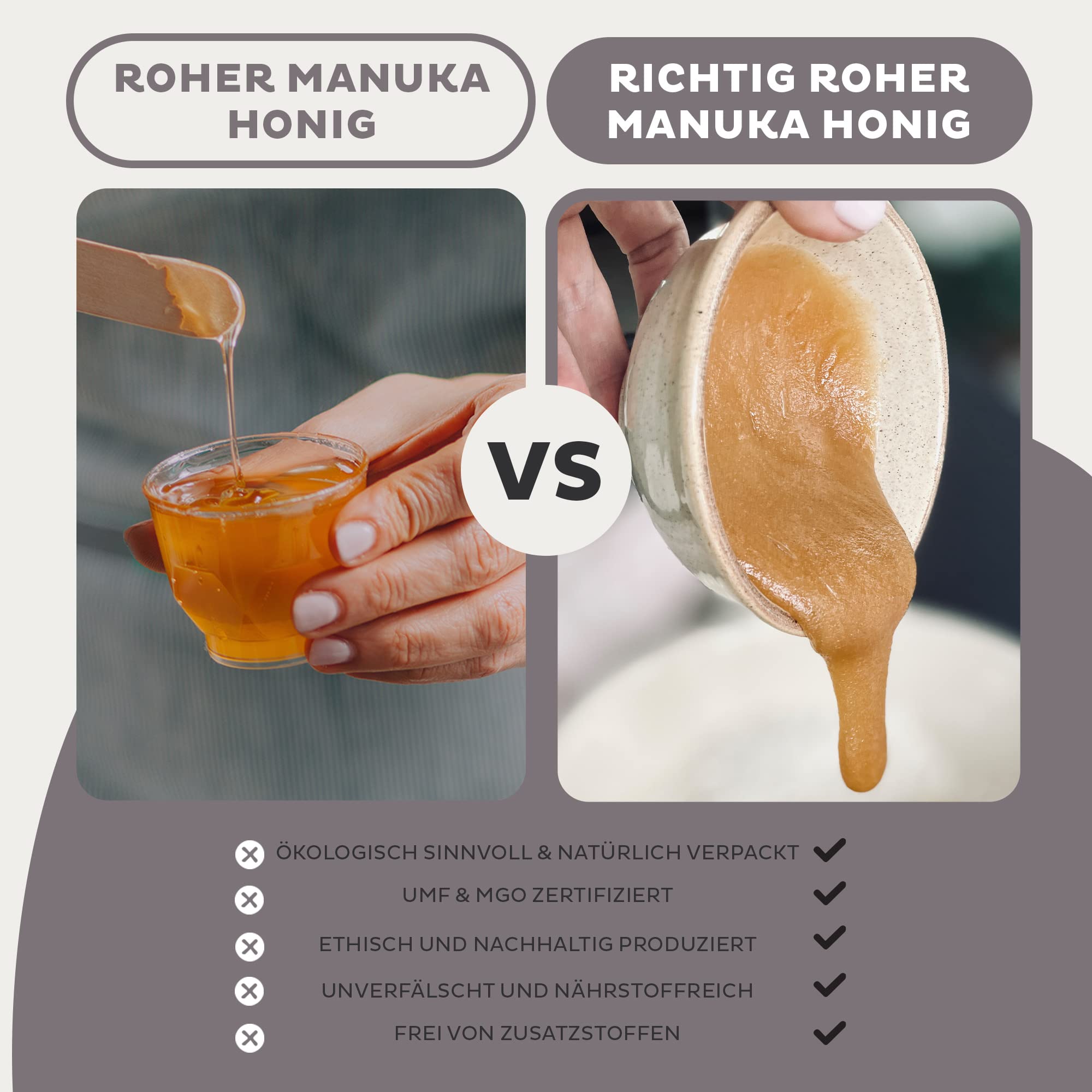 Steens Manuka Honey MGO 830+ - 225 g rein roher 100% zertifizierter UMF 20+ Manuka Honig über 800 MGO - abgefüllt und versiegelt in Neuseeland 225 g