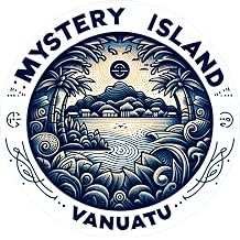 Mystery Island Vanuatu Mementos Souvenir Decorative Flat Magnet 2-Inch