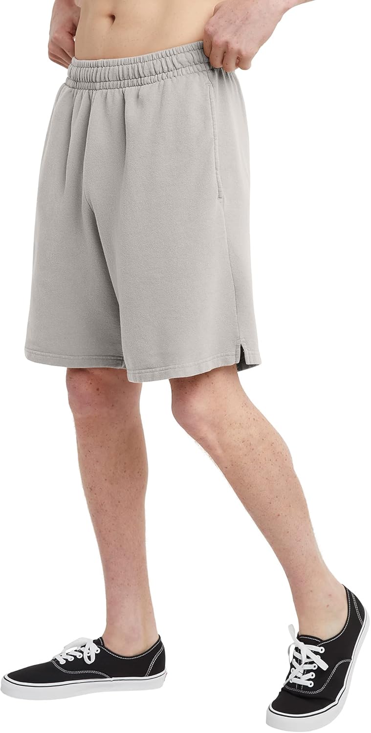 Hanes Originals Gym Pockets, Cotton Shorts for Men, 8" Inseam at  Men’s Clothing store