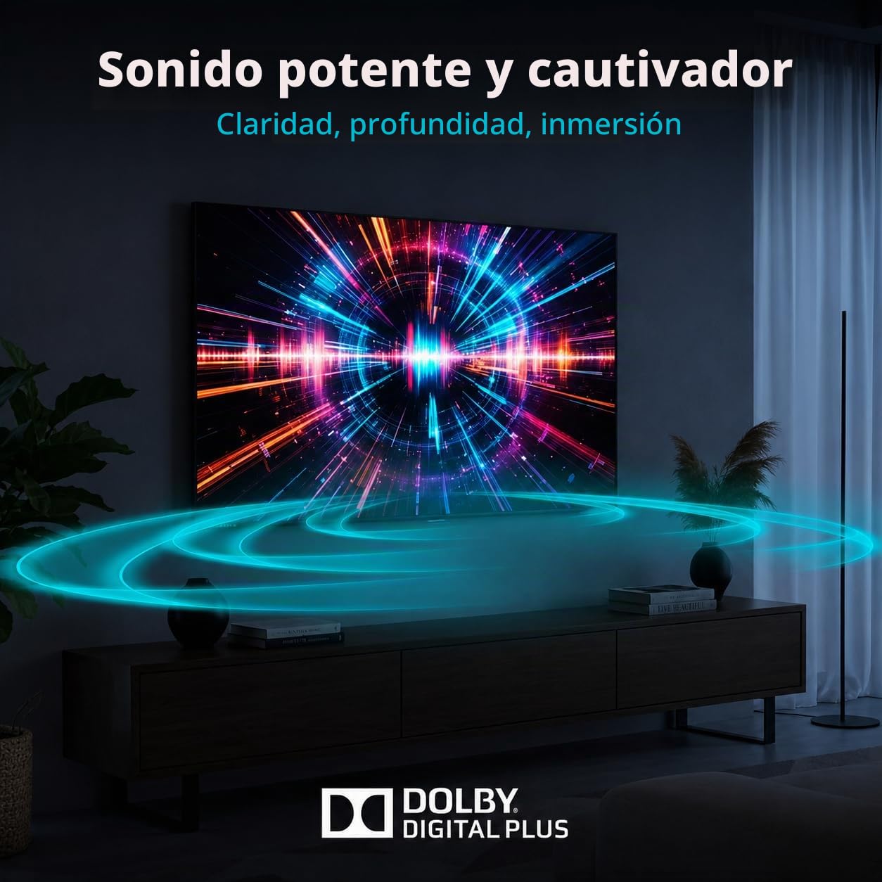 Nilait Prisma 40" Smart TV FHD LED VIDAA, Televisor 40 Pulgadas, HDR, WiFi, Control por Voz, USB HDMI, Diseño Slim (40, Pulgadas)