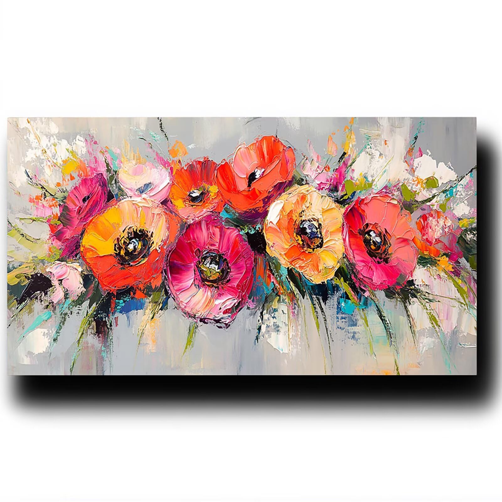 Pintar por Numeros Adultos Flor, Pintar por Numeros Niños Kit Manualidades Adultos Planta Cuadros para Pintar por Numeros Pintura Acrílico, Cuadros Decorativos Regalos Para Mujer 80X160cm 7w-O-Y