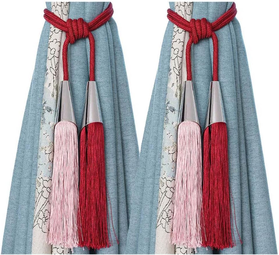 Curtains Tieback Tassel,Curtain Holder, 2pcs Vintage Tassel Curtains Tieback Curtain Holdback Window Treatments Hanging Pendants Decoration - Style I (Color : Style I)