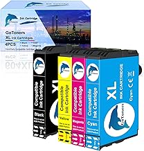 GoToners XL Cartridges Compatible with Epson 604 / 604XL Printer Cartridges for XP-2200 XP-2205 XP-3200 XP-3205 XP-4200 XP-4205 WF-2910 WF-2930 WF-2935 WF-2950 (Pack of 4)