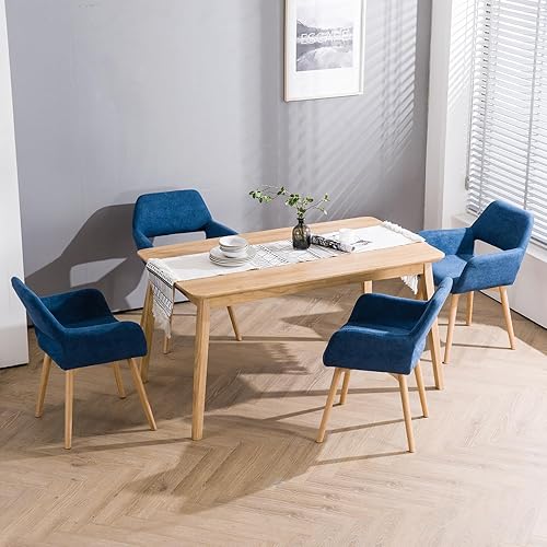 Miniatura 65 de Juego de 2, 4 y 6 sillas modernas, cómodas, decorativas, tapizadas en tela para cocina, comedor, sala, dormitorios, sala de espera, de escritorio