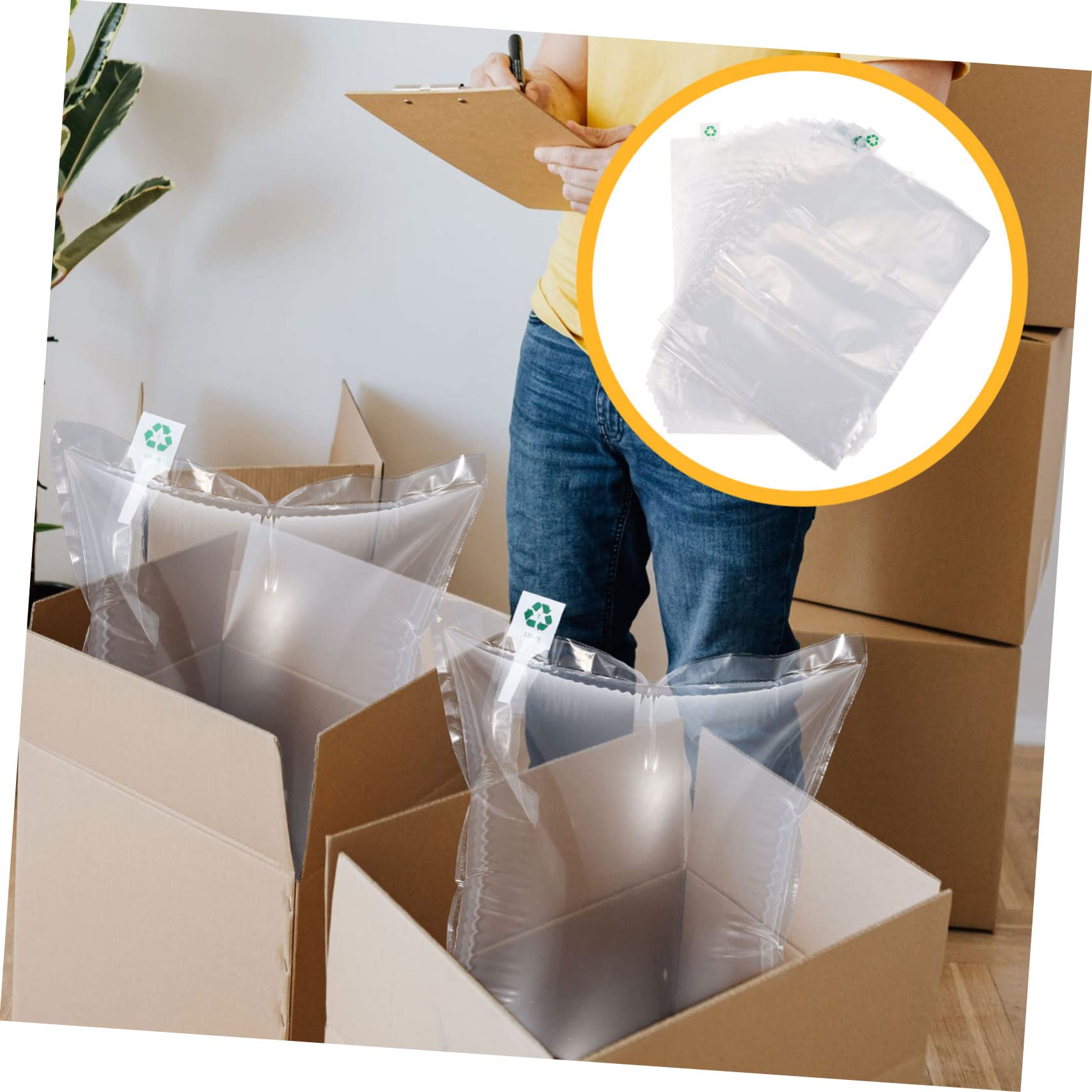 Sacchetti Gonfiabili per Imballi 30 Pezzi in Film Coestruso Antiurto | Protezione Oggetti Fragili, Adatti a Zaini e Cosmetici, Soluzione Leggera per Invii Delicati e Trasporto