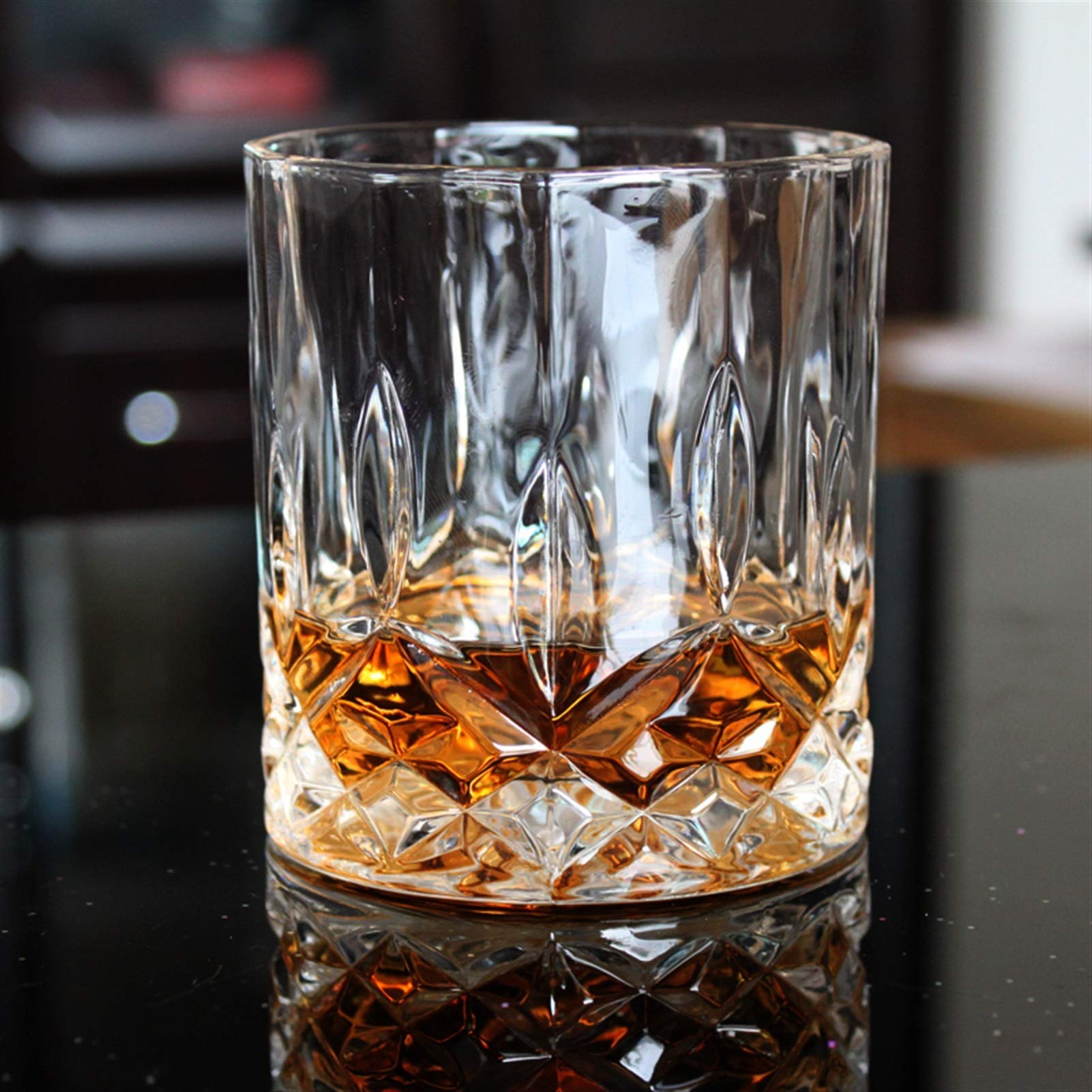 XXXXW Drinking Glasses 1 glass of whiskey glass lead-free high-capacity beer glass wine glass bar hotel drinks Highball Cocktails Glass