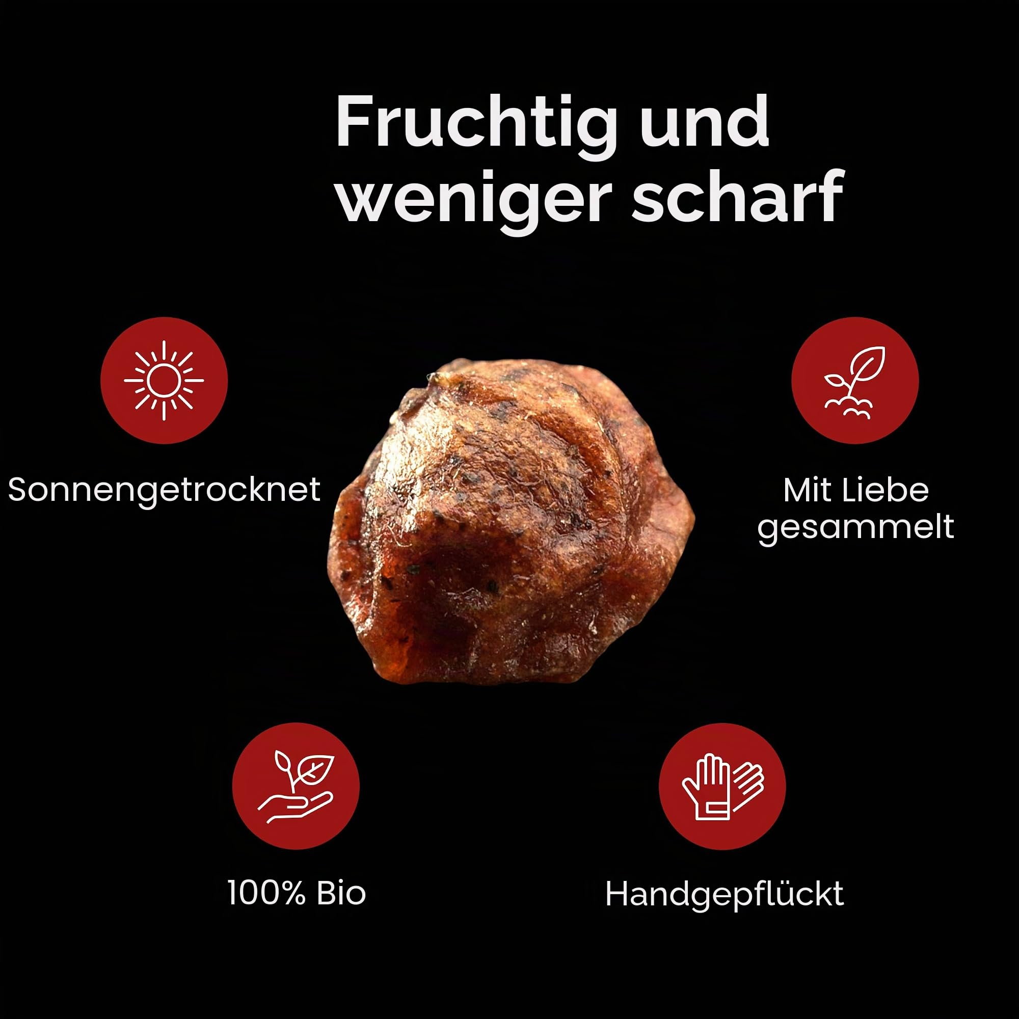 Pepperfield Kampot Pfeffer Geschenke Set - 3 Teströhrchen Schwarz, Rot & Weiß - Pfeffer aus Kambodscha - Holzbox, 3 x 70g - Gourmet Gift Set, Premium Pfeffer, Gewürz Geschenk