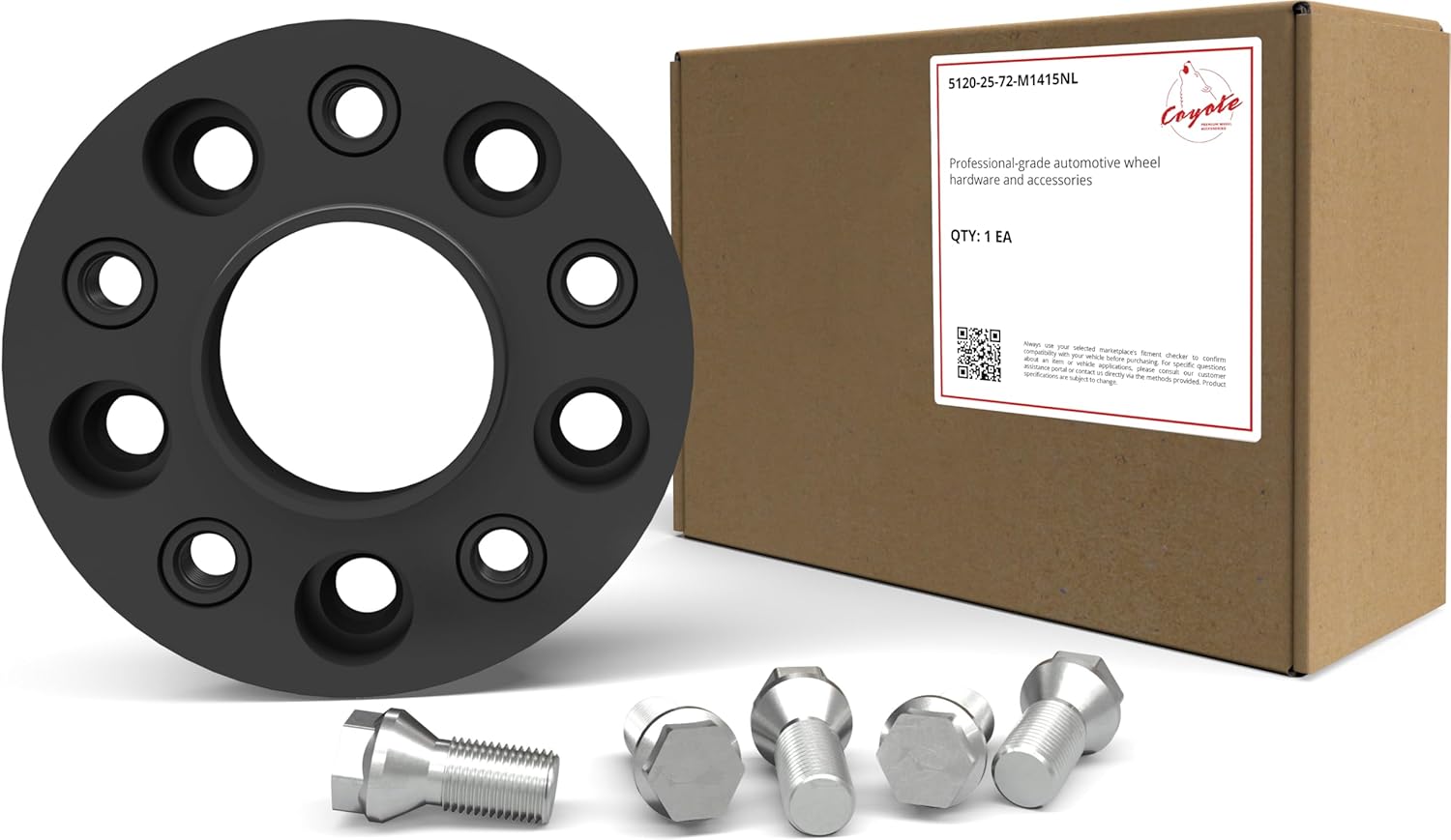 Wheel Accessories Parts 1 Pc Hub Centric Euro Wheel Spacer Adapter 25mm Thick 5x120mm PCD 72.56mm Hub NO Lugs Bolts Fits Land Rover 2022+ Range Rover 2023 Range Rover Sport