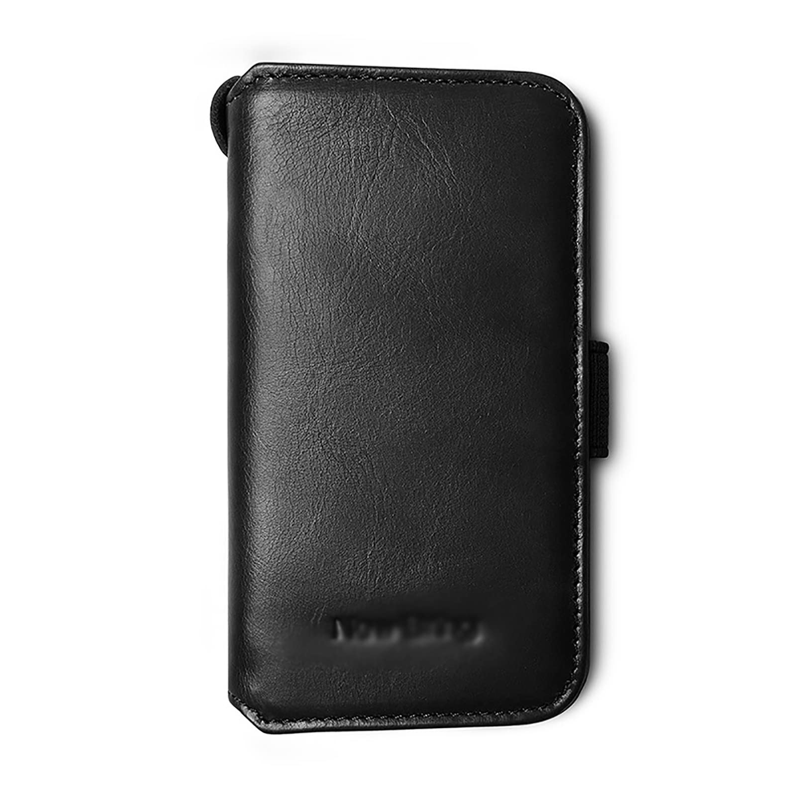Étui à clés de Voiture Petit sac à clé simple en cuir Sac carte-clé pour Hommes et Femmes(Schwarz)