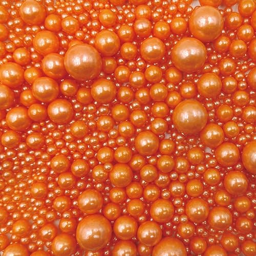 Miniatura 23 de Confetti de azúcar perlado comestible dorado para mezclar, tamaño para hornear, decoraciones de pastel comestibles, toppers para cupcakes