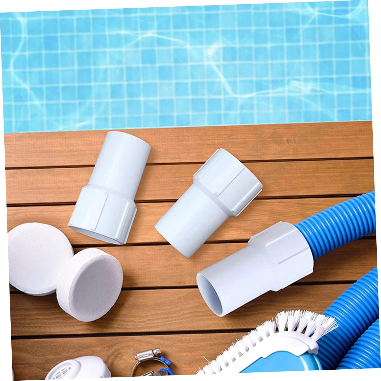 Adaptadores de grifo flexibles de rosca de hierro macho Juego de accesorios de conector de manguera, conectores de línea de aire Conectores rápidos Acoplador de aire y juego de enchufe, 4 piezas Reemp