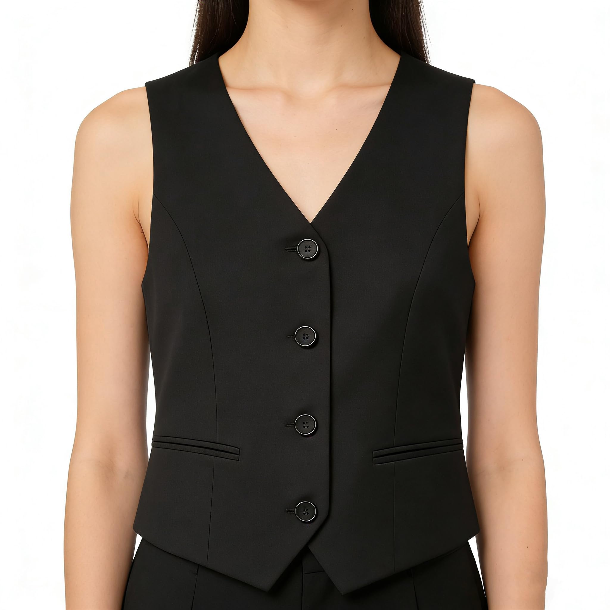 Gilet de costume pour femmes, Slim - fit V - neck smoking Vest, gilet de costume, gilet de robe vintage, gilet de costume décontracté, top d'été
