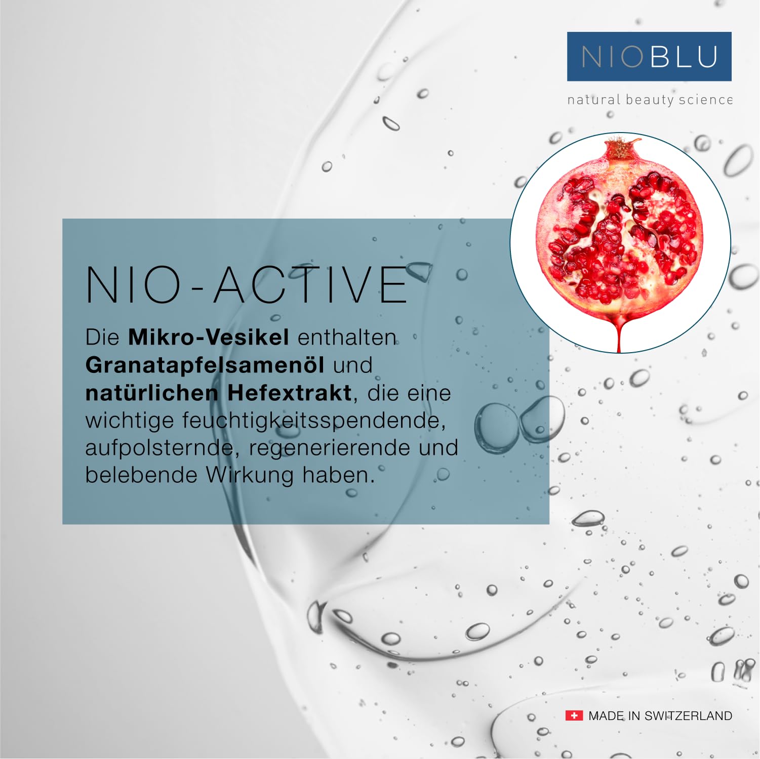Nio-Serum Collagen 30 ml – Mit Niosoma NIO-ACTIVE – Feuchtigkeitsspendendes, regenerierendes und revitalisierendes Serum für reife Haut