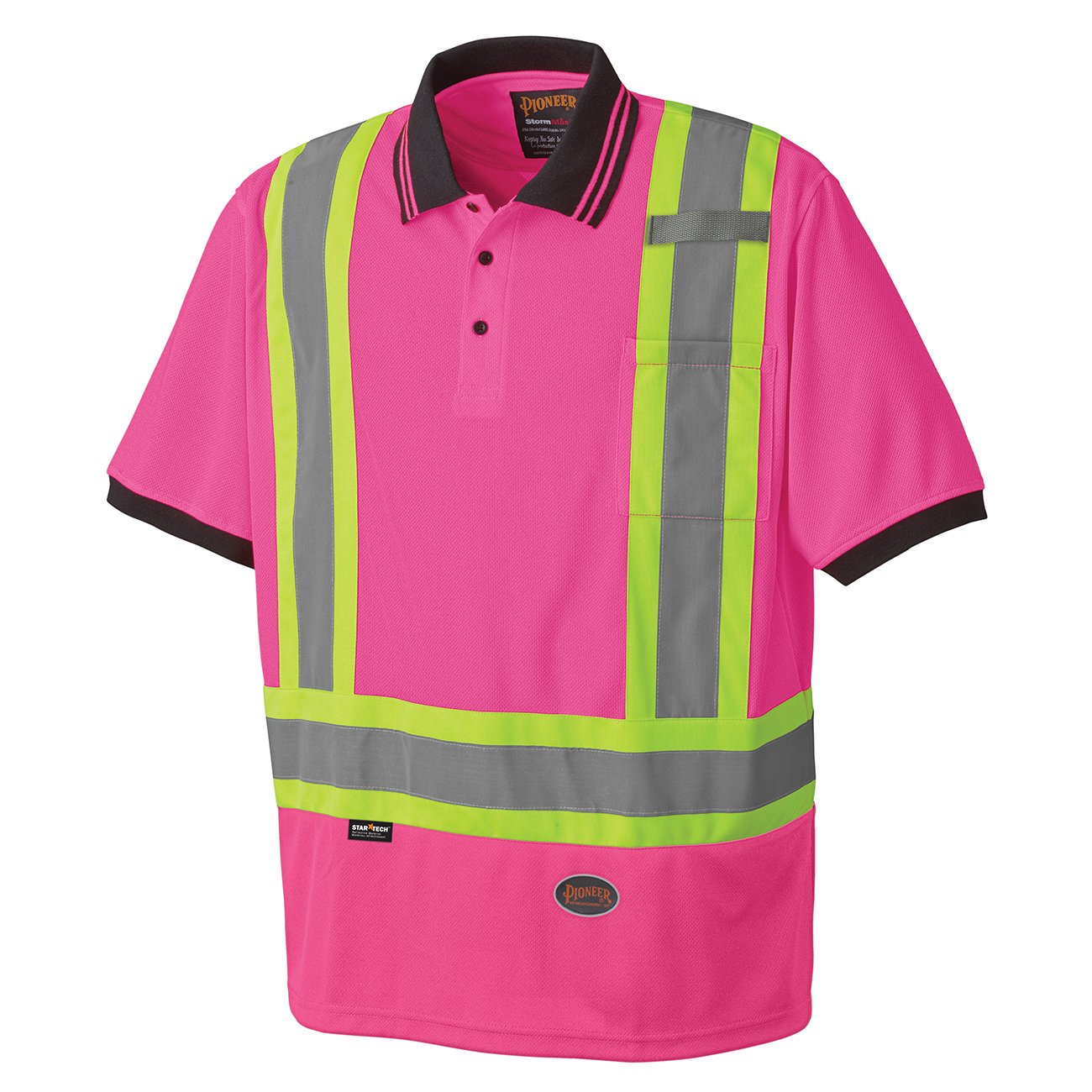 Pioneer Women Birdseye Safety Polo Shirt