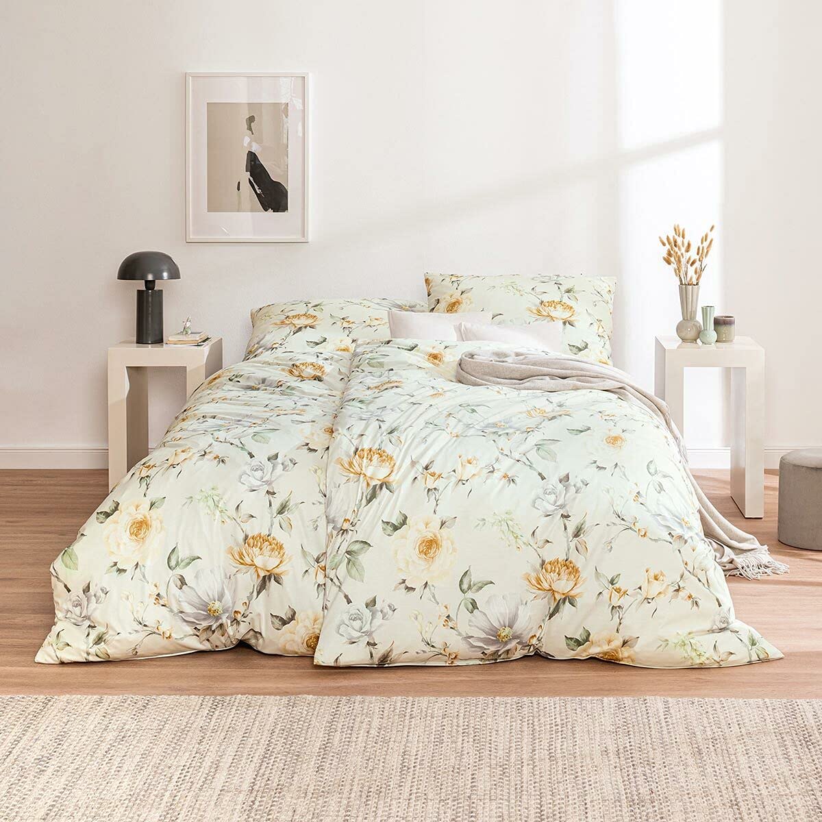 ESTELLA Mako Interlock Jersey Bettwäsche Penelope ecrue 1 Bettbezug 135 x 200 cm + 1 Kissenbezug 80 x 80 cm