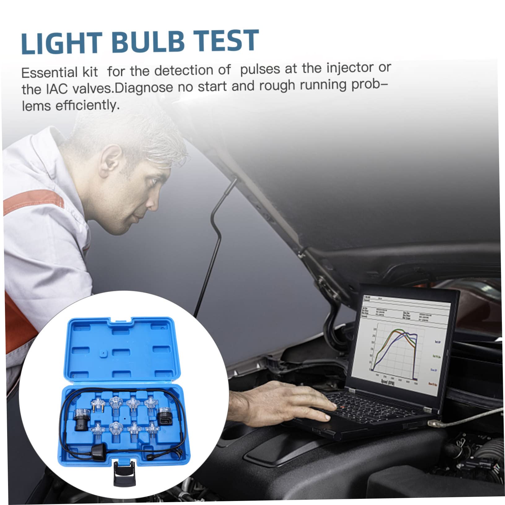 PRETYZOOM Stromkreistester Kfz 11 Stück Prüflampen für Fahrzeugstromkreise Autotester aus Kunststoff und Kupfer für Auto Reparatur