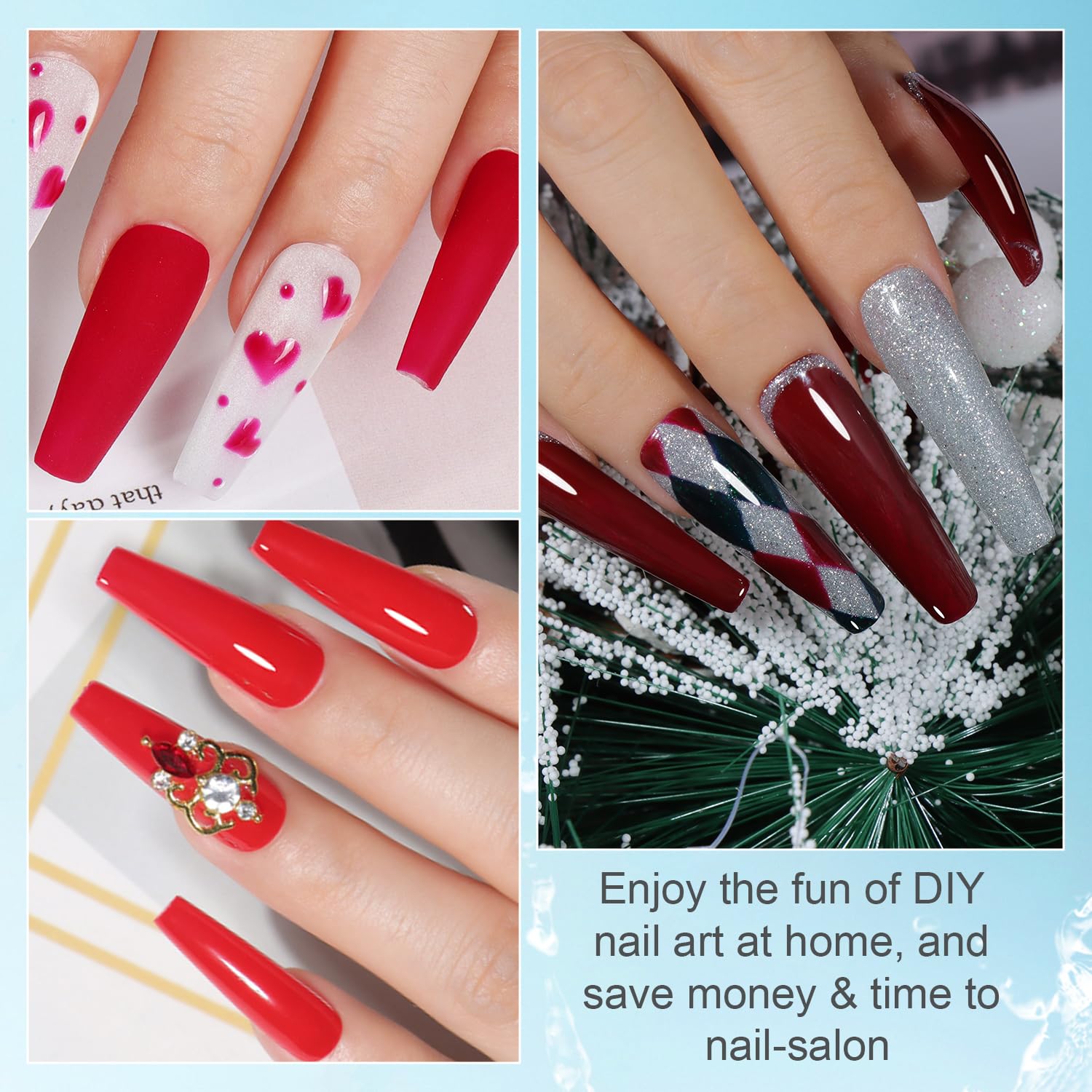 Beautilux HEMA-FREE Smalto Semipermanente per Unghie Senza-TPO, 6 Colori 7ml Soak Off Smalto Semipermanente Unghie per Manicure (H-1924)