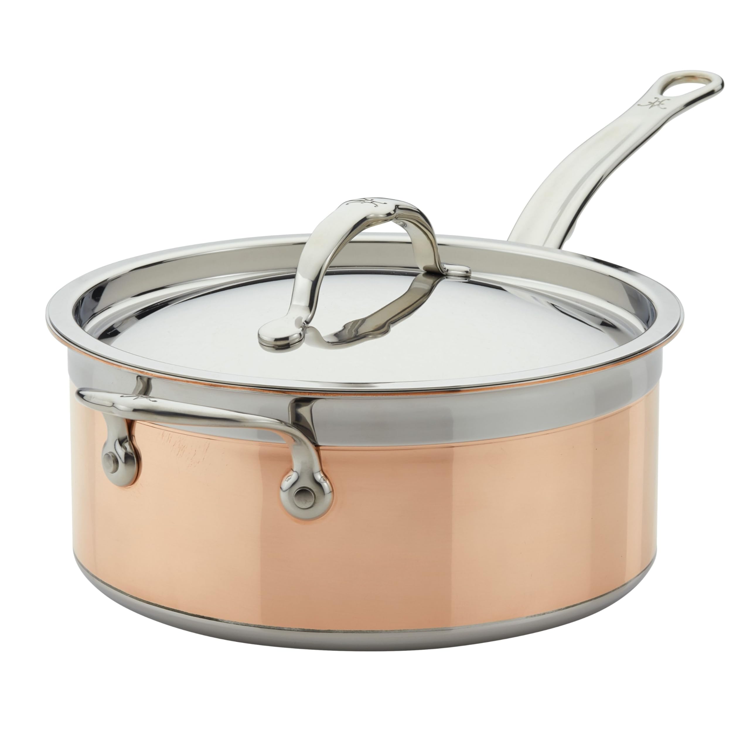 Hestan - CopperBond Collection - 100% Pure Copper Saucepan, 4 Quart