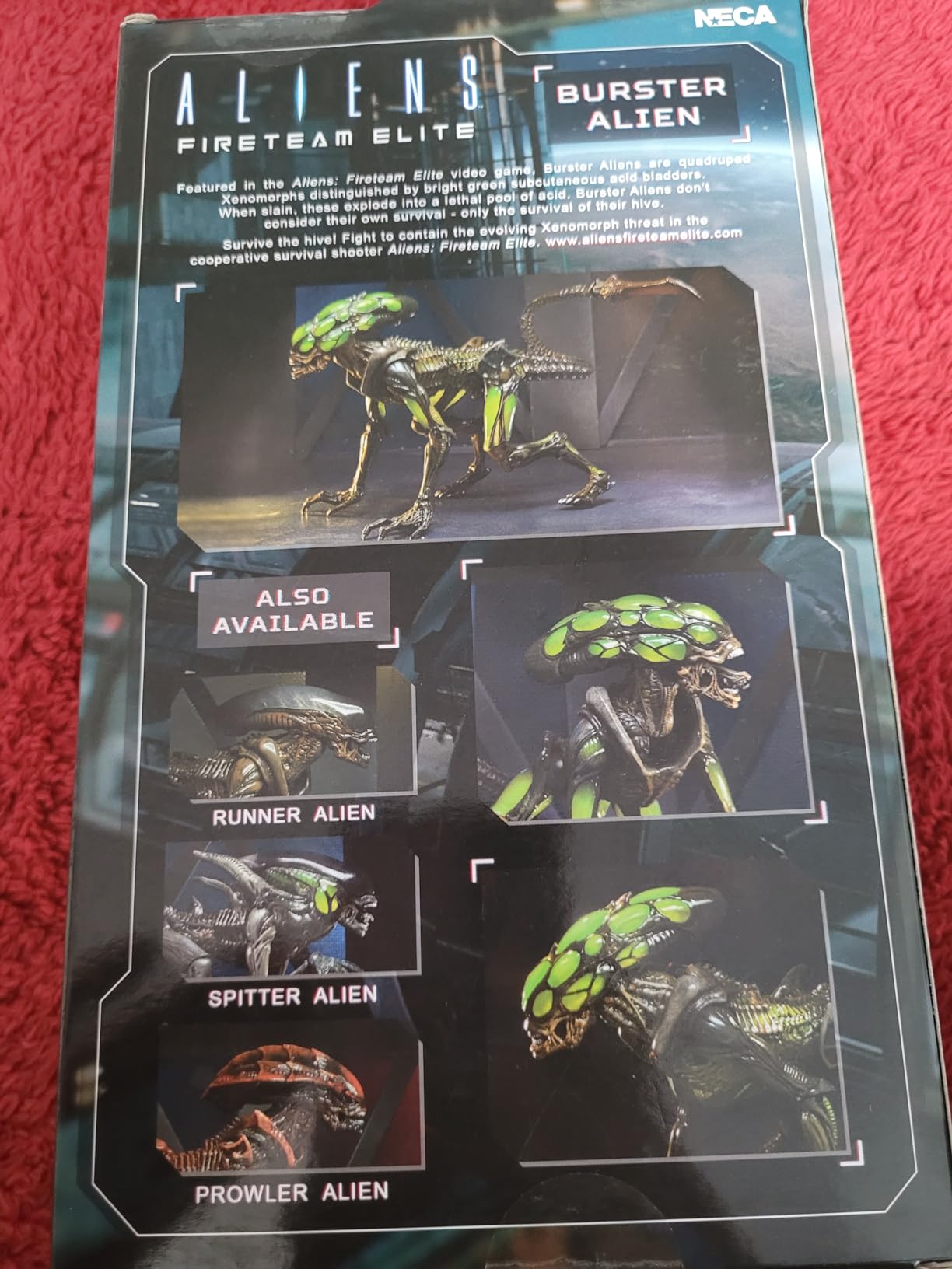NECA Official Aliens Fireteam Elite- 7" Scale Action Figurine - Burster ...
