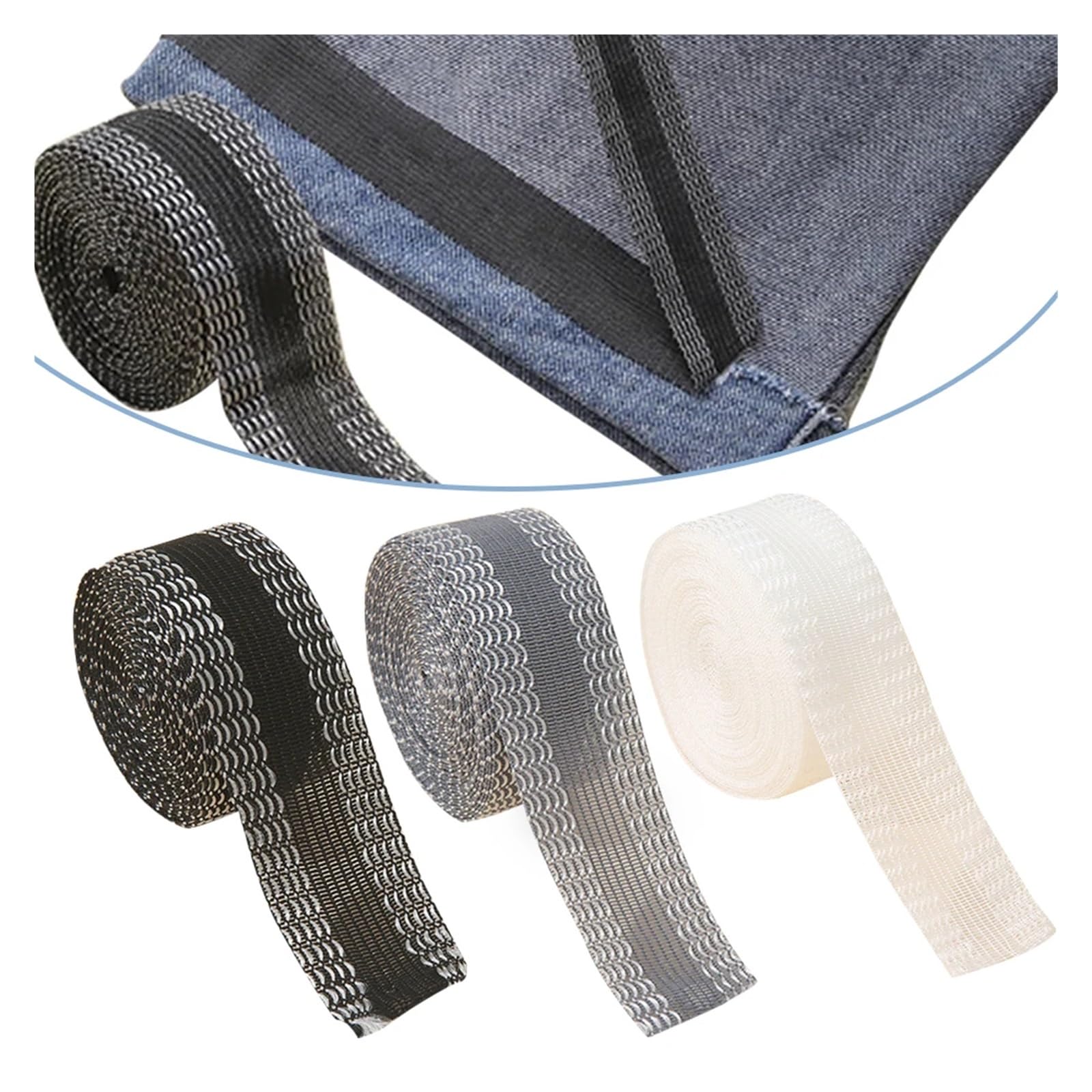 Säumband Bügelband zum Bügeln, Selbstklebendes Klebeband zur Hosenkantenverkürzung for Hosen, Beinkantenverkürzungsband, Saum aufbügeln, Hosen, Jeans, Kleidung, Länge anpassen, Saumband(Brown,1 Meters
