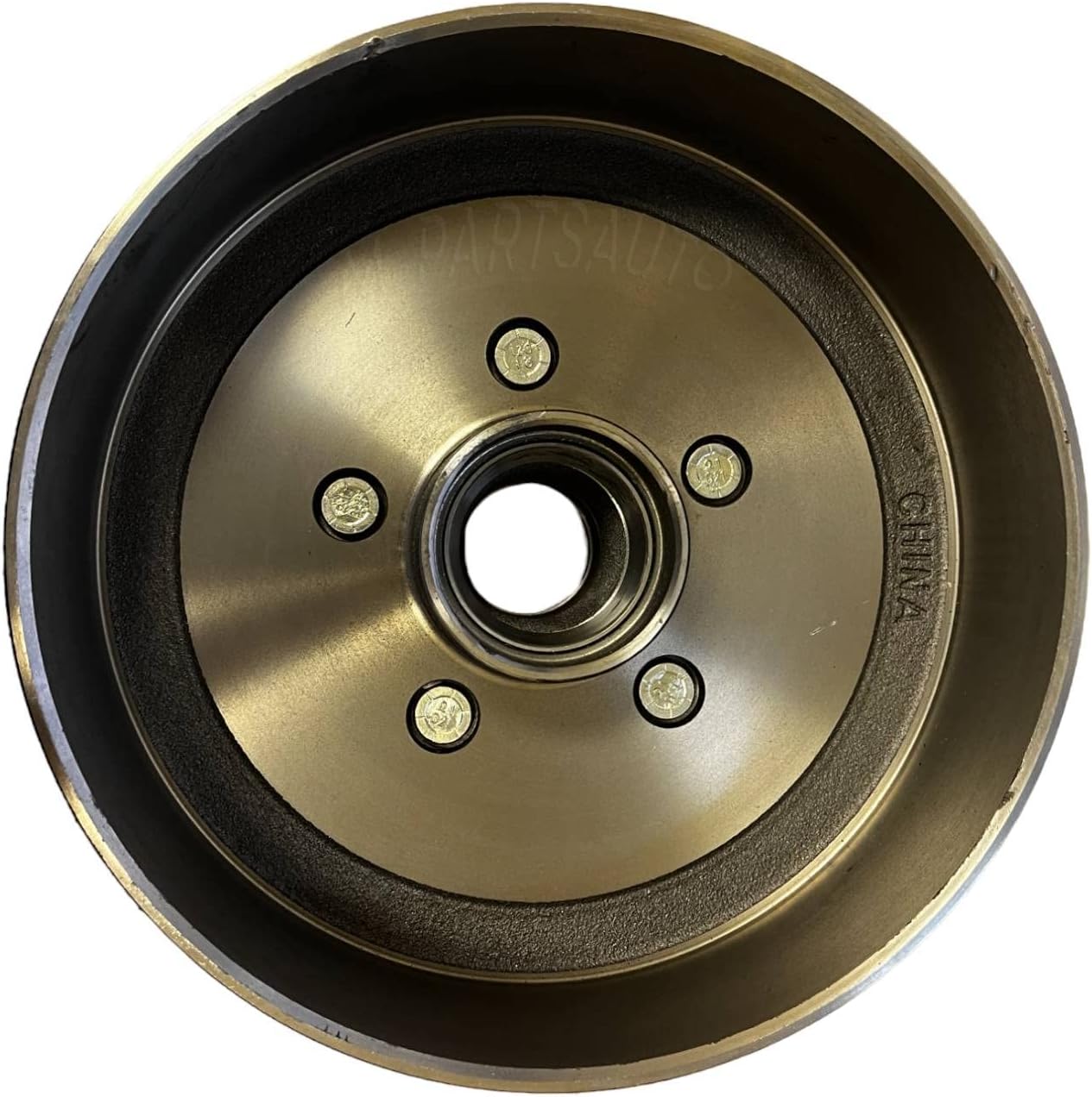 Trailer Brake Drums – 1 Pair 5 on 4.5 Brake Drums for Trailer Axle 3500 lb -Trailer Hub Kit, Trailer Brake Assembly 10, Trailer Hub Kit 5 Bolt, Dexter Hub Kit Replacement, 99-545KIT-2