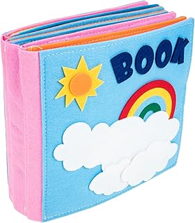 TOYANDONA 3 Peças Livro De Feltro Infantil Brinquedos De Animais Para Bebês Brinquedos Para Crianças Brinquedos Infantis 3D Feltro Livros Ocupados Livros Montessori Brinquedos Sensoriais