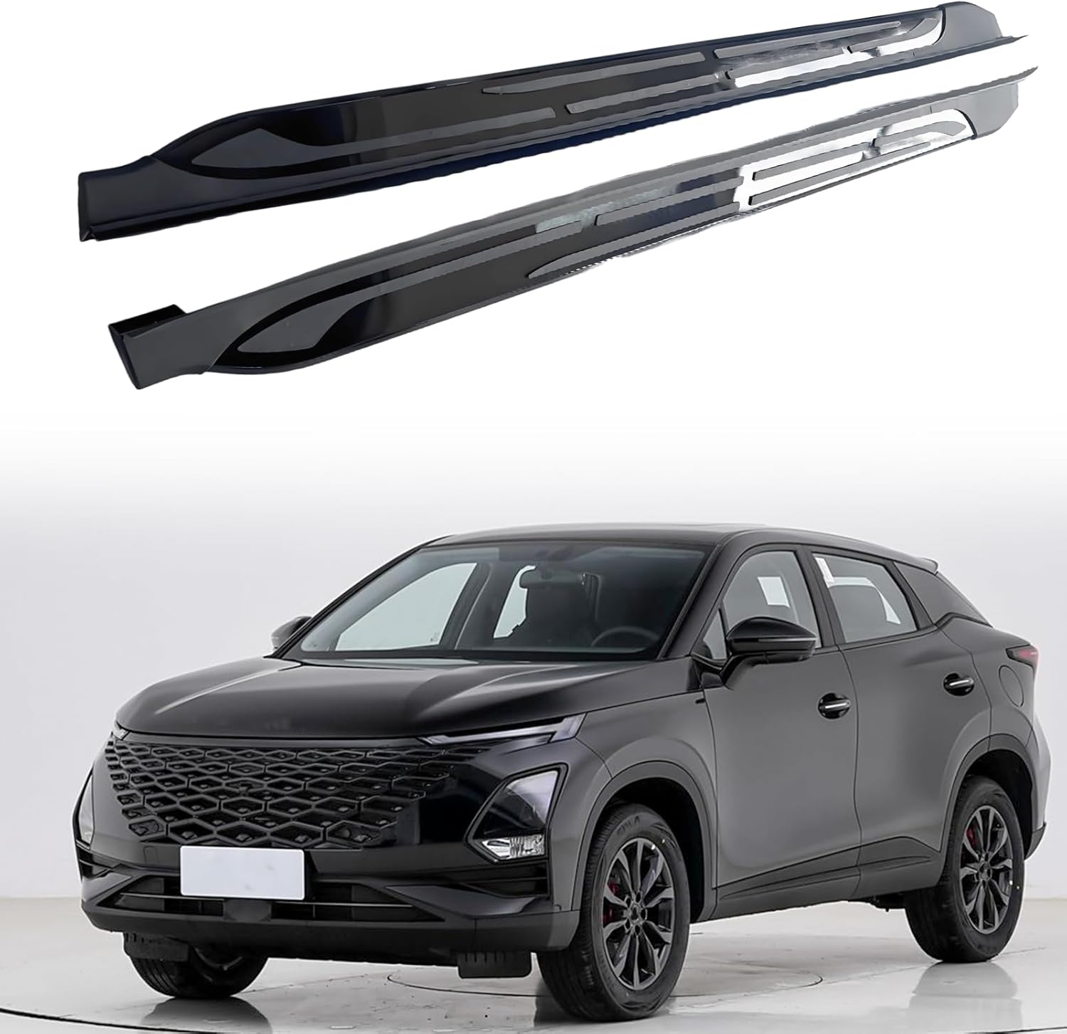 2Pcs Running Board Side Step Pedals Nerf Bar Fit for Chirey Omoda 5 C5 2022 2023 2024