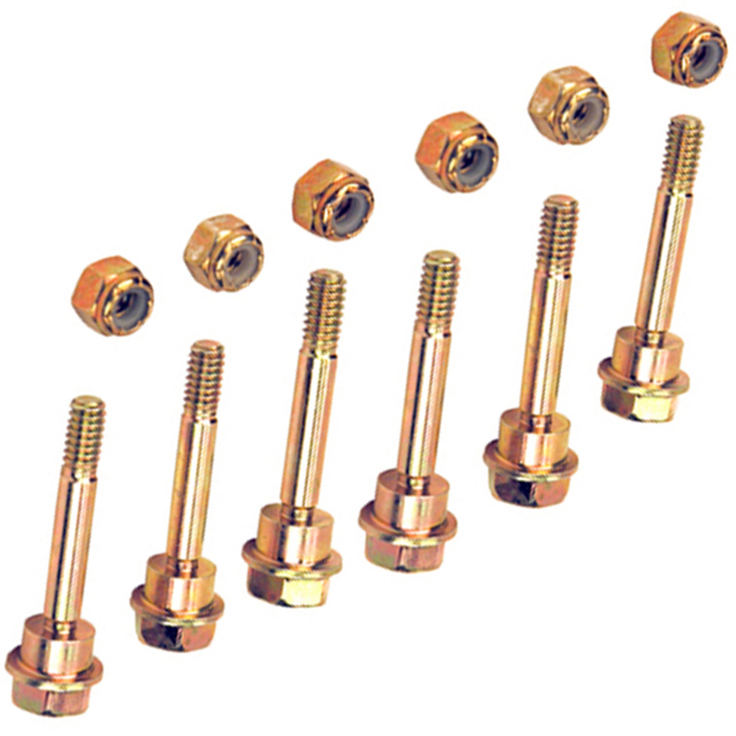 Mr Mower Parts Shear Pin Bolt and Nut Pack of 6 for Husqvarna # 532179828, 532187494, 532188243, 532192090, 588077501, 601001986