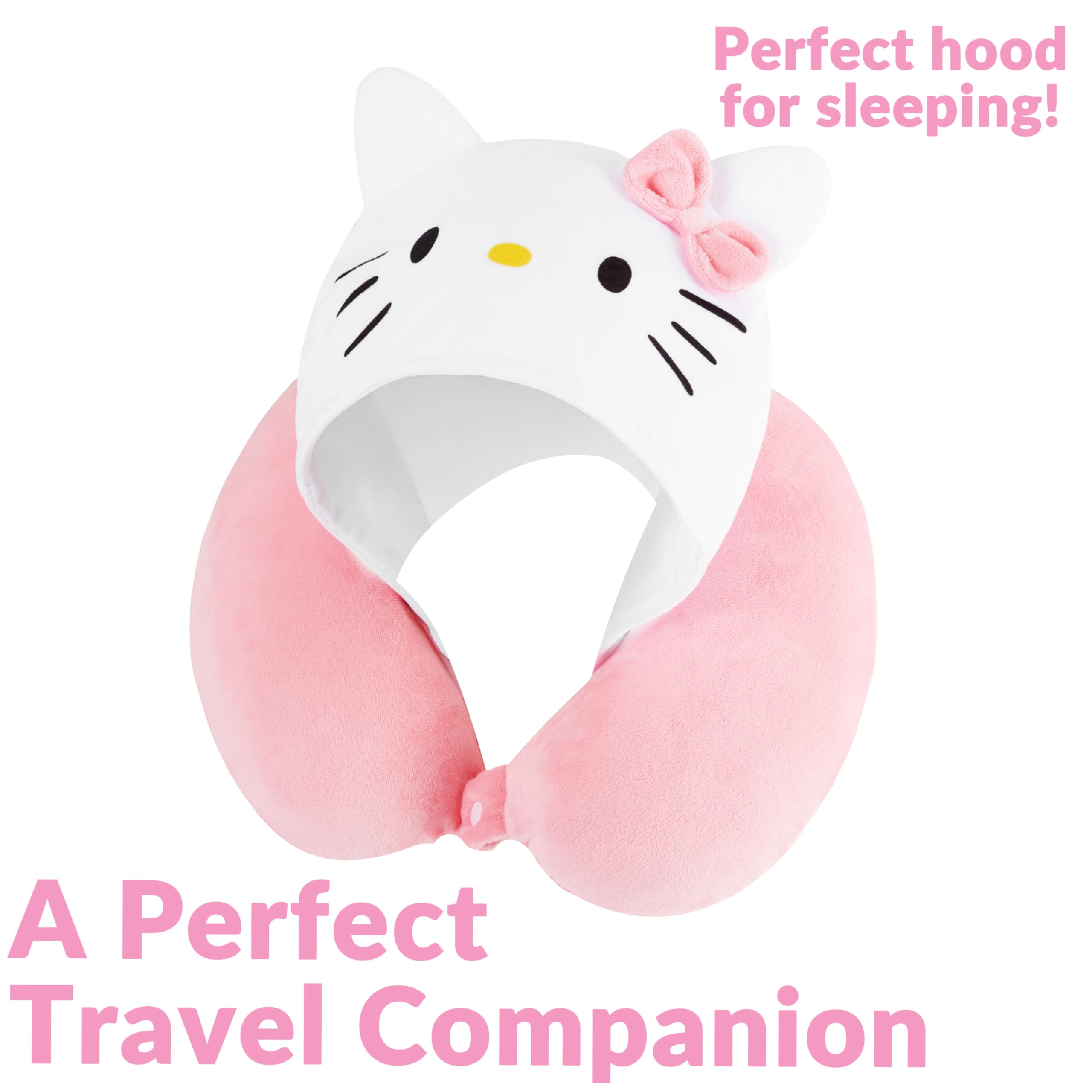 Hello Kitty Haustierbett Mit Nackenrolle – Rosa, Herausnehmbarer Einsatz, Maschinenwaschbar