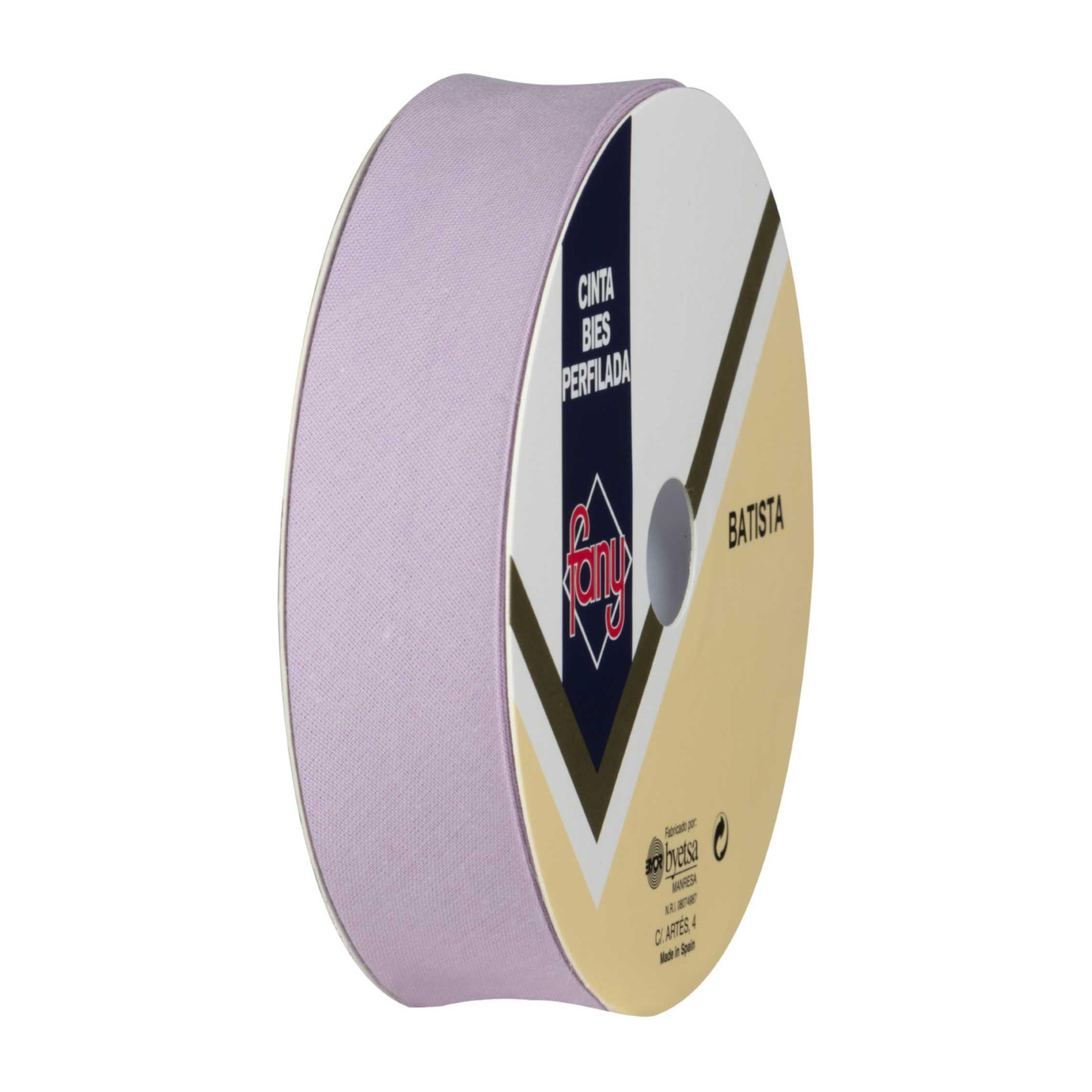 Discover Lifestyle & Fashion Fabrics Bias Binding Tape Polycotton Poly Cotton Sewing Piping Bunting Decorative Trim Edging Hemming Huge Colour Range | 18mm Wide (25 Metre Roll, Lilac)