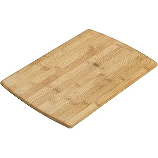 GoodCook Everyday 10" x 14" Bamboo Cutting Board, Durable Edge-Grain Wood, Moisture-Resistant, Knife-Friendly, Wooden Chopping Board for Kitchen, Low-Maintenance, Natural Bamboo