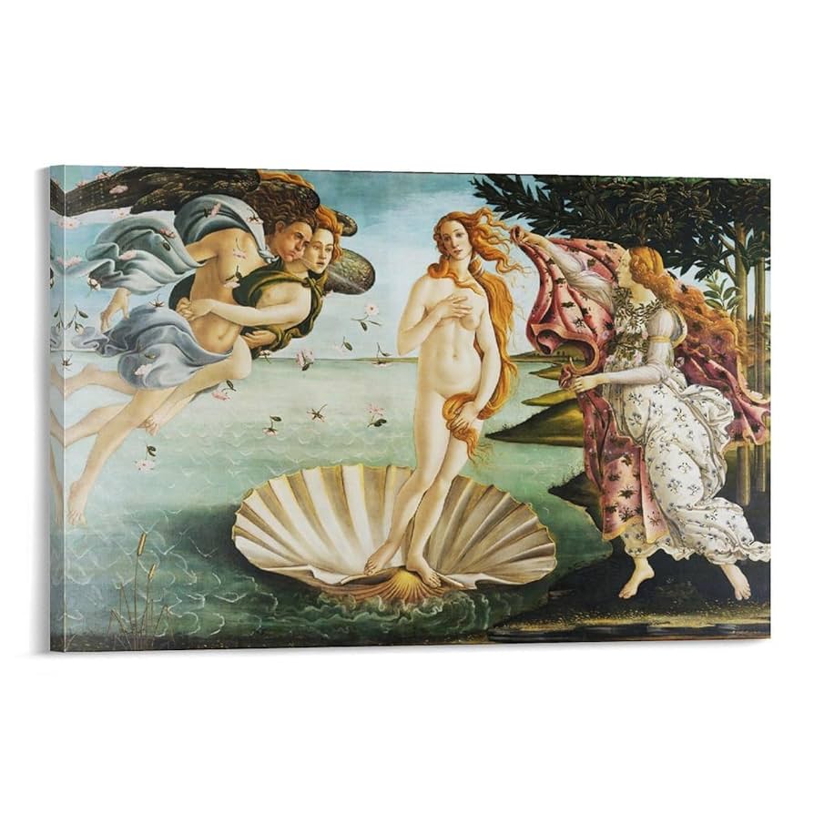 ヴィーナスの誕生 絵画 フレーム付き ウォールアート インテリア Amazon.co.jp: ウィリアム・アドルフ・ブグローの「ヴィーナスの