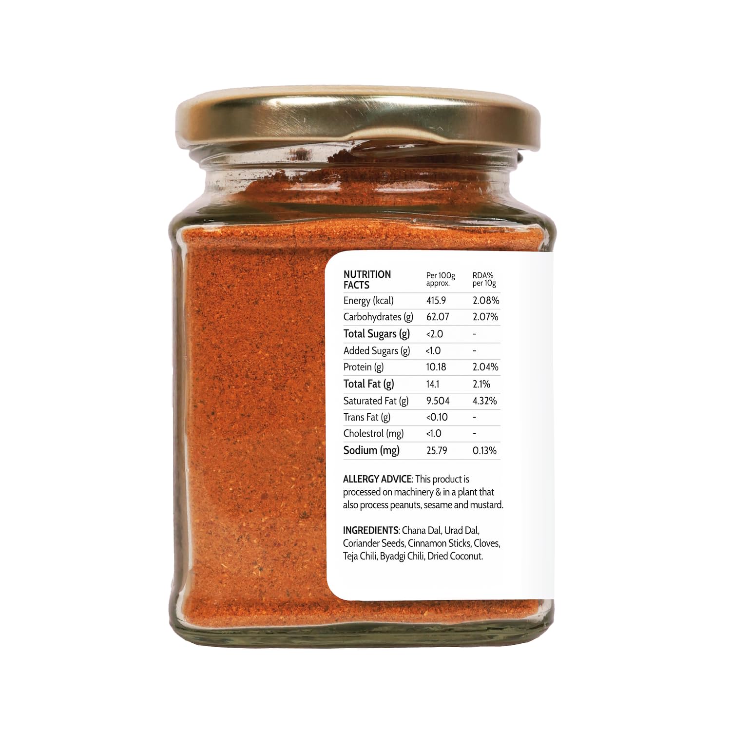 Homemade Love Bisi Bele Bath Powder 120g | Authentic Karnataka Masala with Roasted Lentils Coriander Red Chilli Cinnamon | Traditional Spice Mix for Rice | 100% Natural | No Preservatives - Image 2 thumbnail