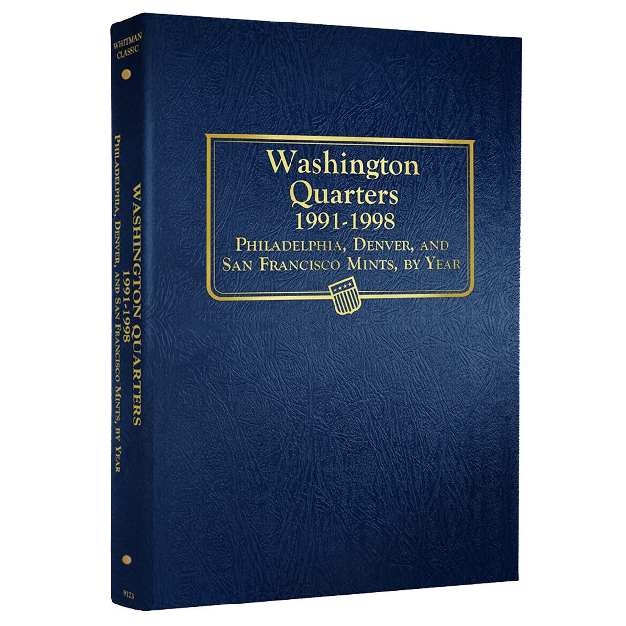 Whitman US Washington Quarter Coin Album Set 1932-1998#9122+9123