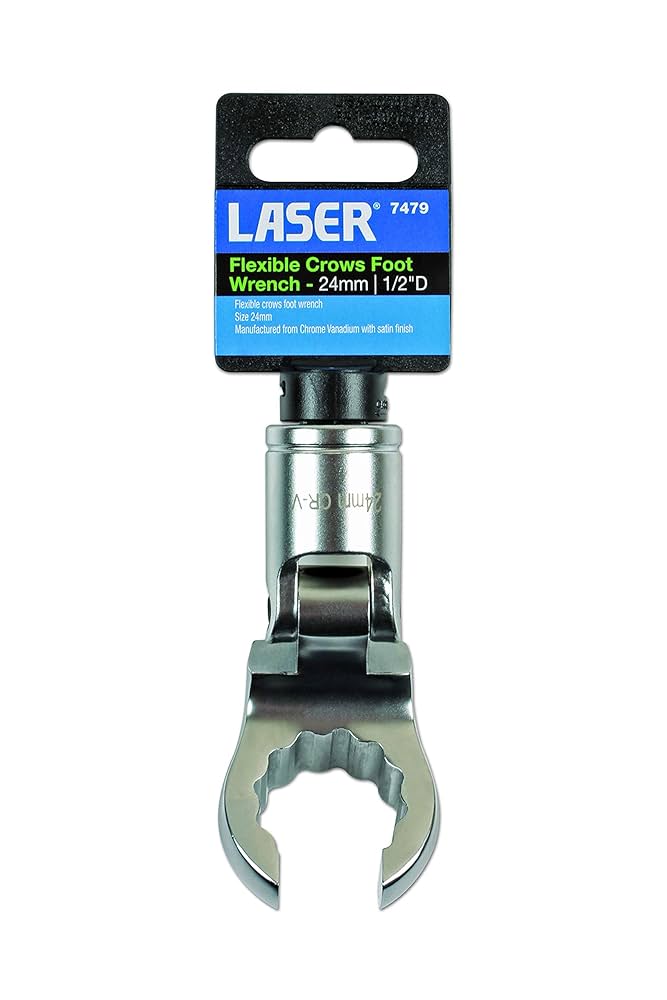 Claw Crow　 Laser 7479 Flexible Crows Foot Wrench 24mm 1/2