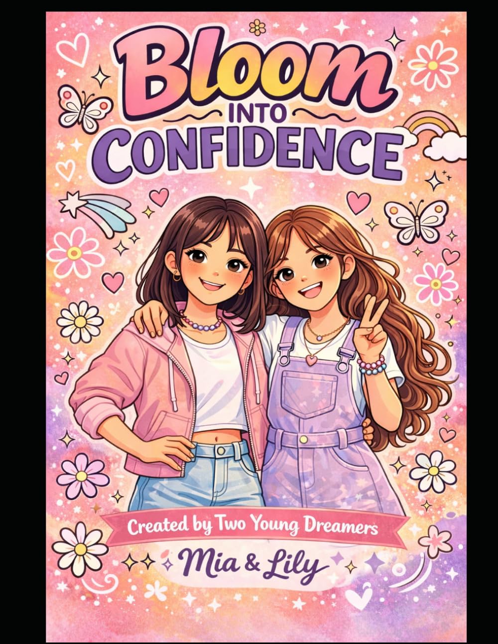 Bloom Into Confidence: A Coloring Book for Girls
