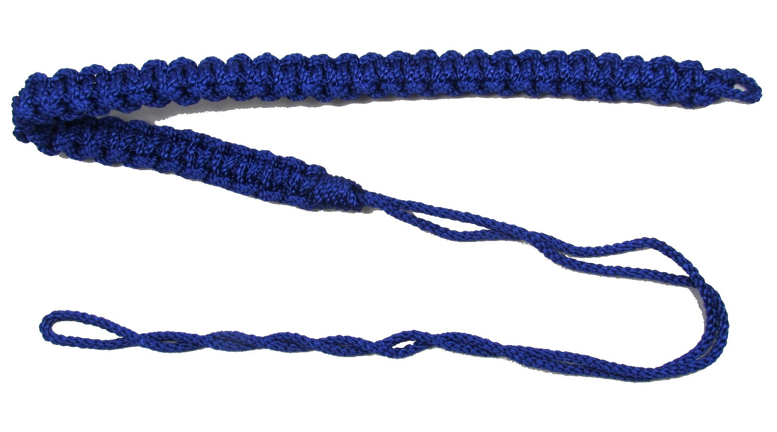 Uniform Store London Blue Lanyard Shoulder Cord Lanyard Pleated British Army Silk Royal R1842