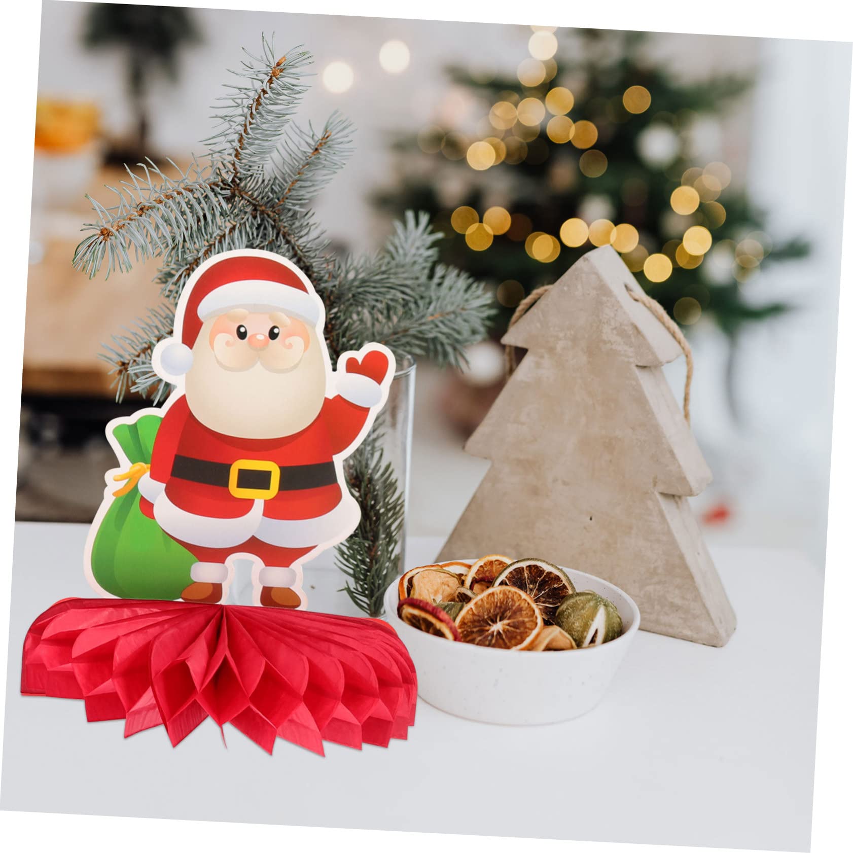 TOYANDONA 36piezas Adornos De Panal Para Decoración Navideña Para Fiestas Para Ambientar Eventos y Reuniones Festivas