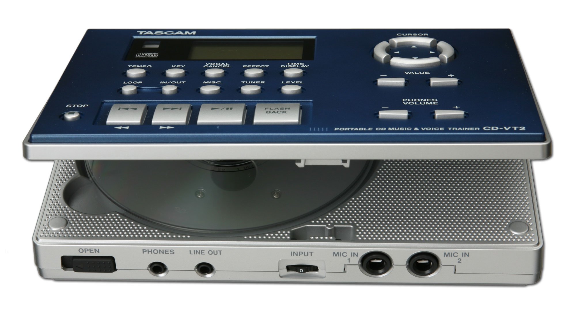 その他 TASCAM CD-VT2 CD-VT2 | ポータブル CD ミュージック ＆ ボイストレーナー | TASCAM