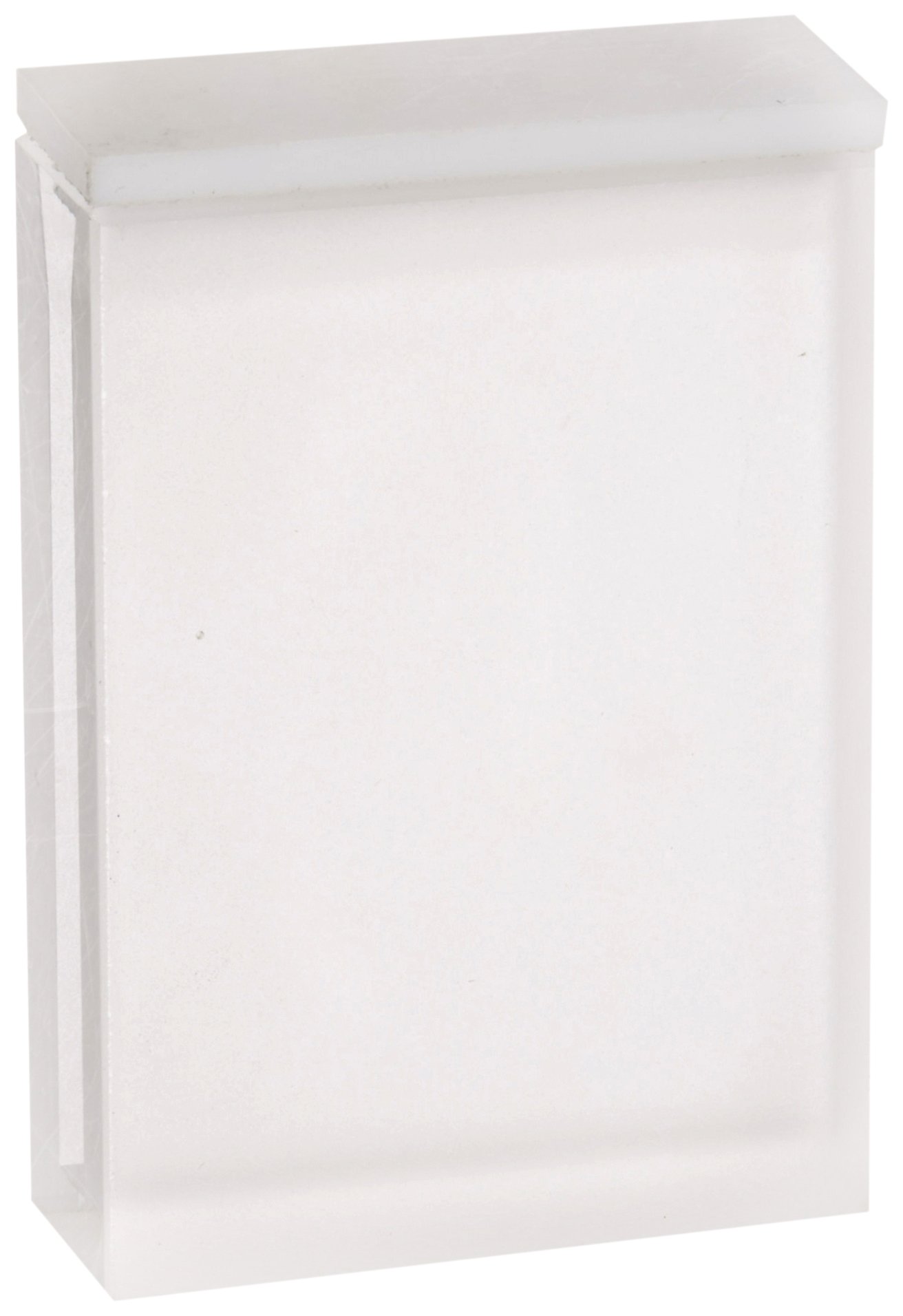 Varsal Type 9-G-30 Optical Glass Semi-Micro Rectangular Spectrophotometer Cell with Lid, 30mm Pathlength, 4.2ml Capacity, 360nm to 2500nm Range (Case of 2)